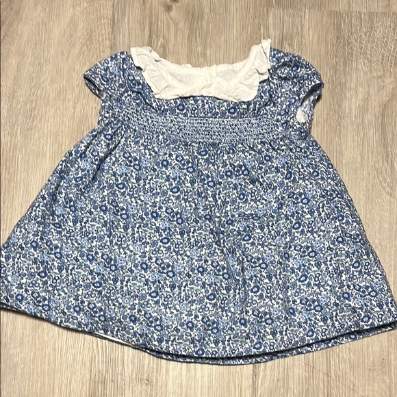 Blue Floral Kids Dress - Picture 1 of 1